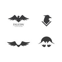 Plantilla Falcon Eagle Bird vector