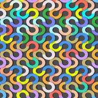 Colorful circuit seamless pattern vector