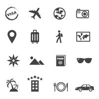travel and holiday icons