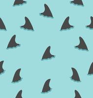 Shark fin pattern vector