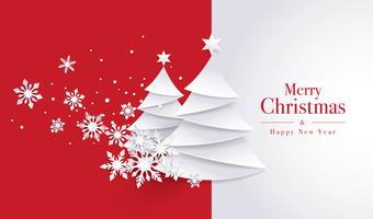 Merry Christmas Greeting card vector