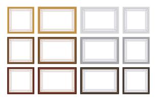 Set of Frame Vector with blank space for your picture or text