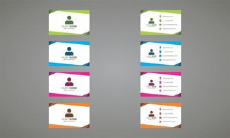 Business Card set vector