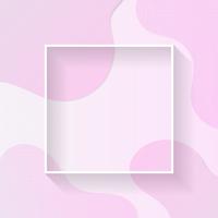 Cartel de marco líquido de medios tonos de color pastel con espacio para su texto vector