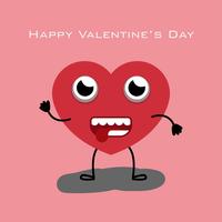Happy Valentines Day Card vector