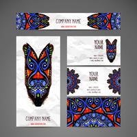 Stationery Card Set  vector