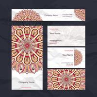 Business Cards and Identity Set. Vintage decorative elements. vector