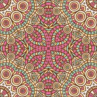 Tribal ethnic background seamless pattern vector