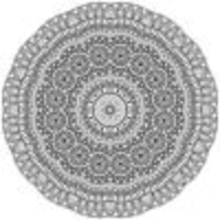 Mandala  islamic ornament in ethnic style vector