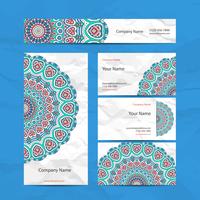 Set of Business Cards  vector
