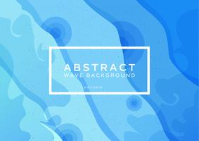 Blue Wave Abstract Background 