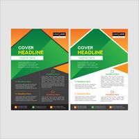 Simple and Clean Modern Business Flyer Design vector