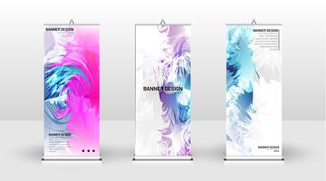 Plantilla de banner vertical vector