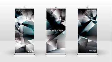 Banner vertical vector