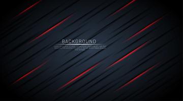 Dark blue background with red shadow lines vector