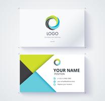 Business card template vector