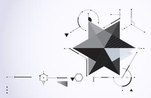 Abstract technology motion shape vector