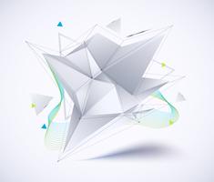 Abstract Geometric Low polygon vector