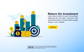 Return On Investment  vector