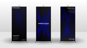 Diseño de plantilla de banner vertical vector