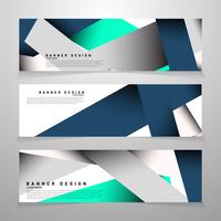 minimalist banners rectangle  vector