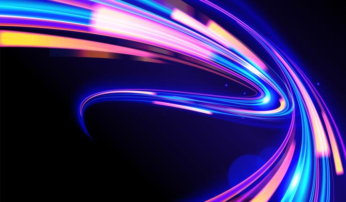 Cyberpunk Light Trails