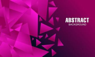 Abstract Modern Pink Polygonal background design vector