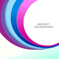 Abstract minimal colorful shape  vector