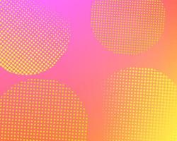 Pink abstract gradient with halftone dots vector