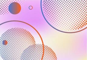 Abstract gradient background with Halftone circle  vector