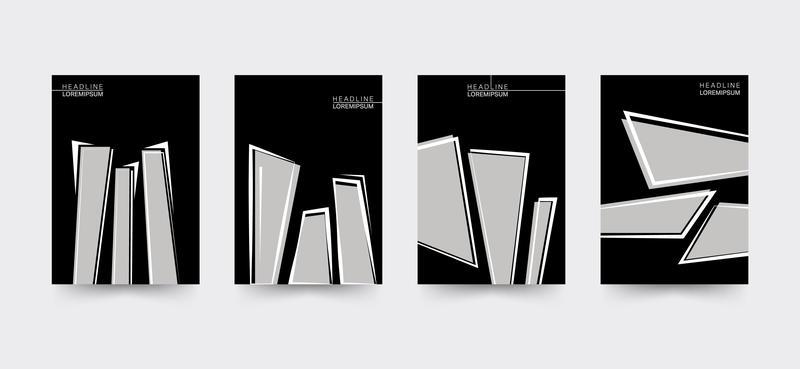 Cover Page Black And White Vector Art, Icons, and Graphics for Free