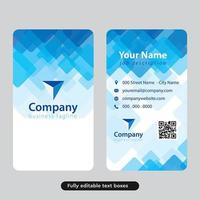 Modern Colorful Business Card vector