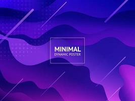 Dynamic colorful vibrant wave colorful background vector