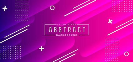 Purple and Pink Gradient Background With Geometric Shapes  vector