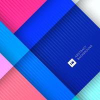 colorful geometric shape overlapping 3D dimension background vector