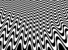 Abstract of black and white op art mesh pattern vector