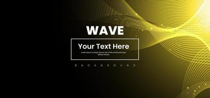 Abstract Wave Line Colorful Background vector