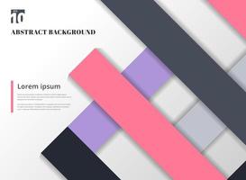 Geometric colorful background with square frames vector