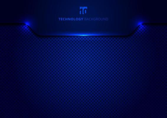 Template technology concept geometric header blue and black
