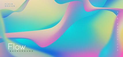 Modern Abstract Liquid Banner vector