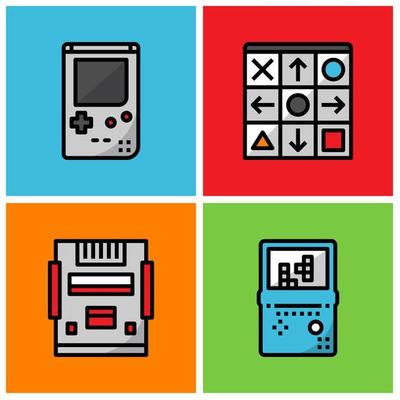 Retro game player