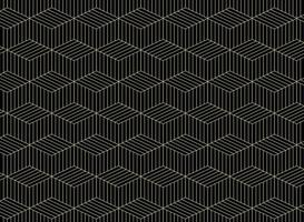 Abstract of gold geometric line shapes pattern  vector