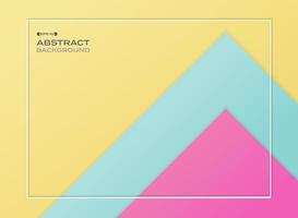 Abstract paper effect blue pink and yellow pattern vector