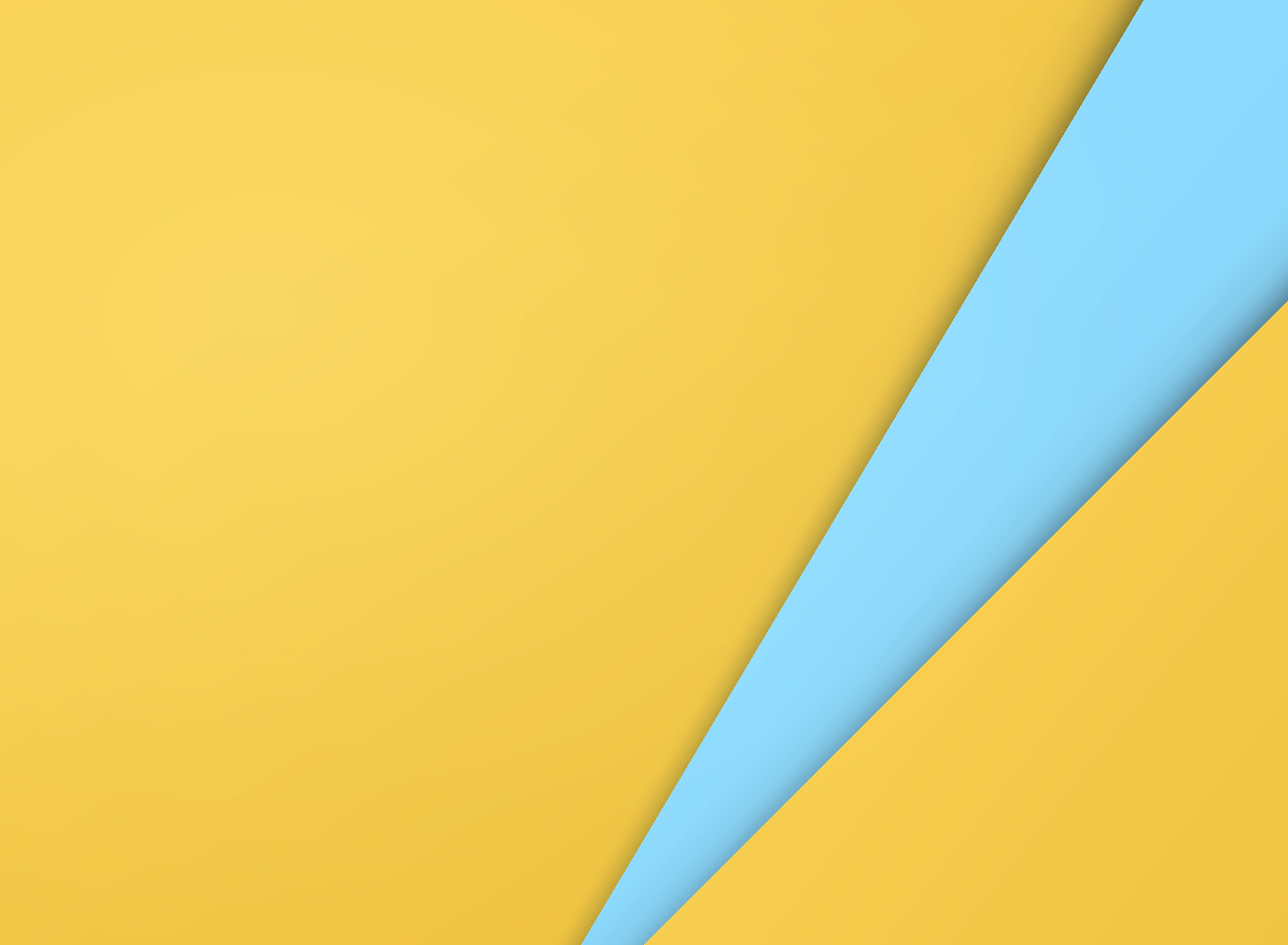 Abstract Simple Cut Paper Effect Gradient Yellow And Blue