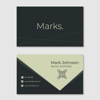  Architect Company Business Card  vector