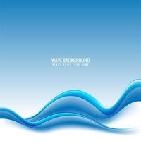 diseño de ondas azules vector