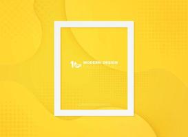 Abstract minimal yellow dot gradient shape background  vector