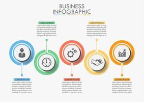 Business Infographic Icon Template vector