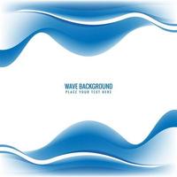 Abstract flowing wave background design vector