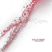 Colorful halftone texture design red vector